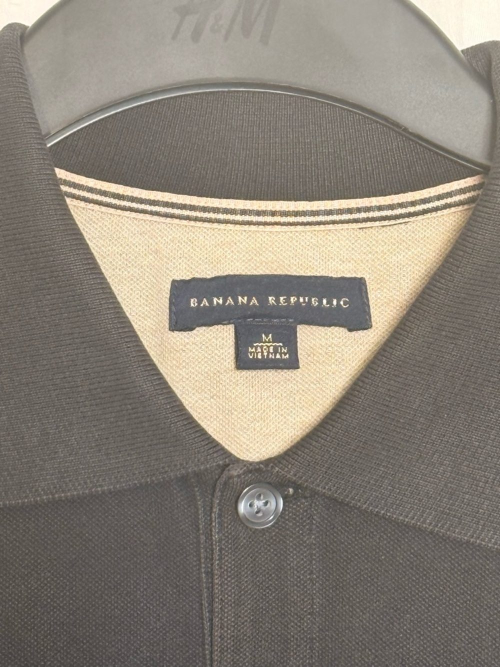 Banana Republic Men's Black Polo